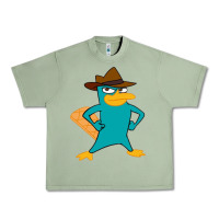 Oil Green phineas and ferb, agent p, perry the platypus Urban Heavy Tee - linhVisuals