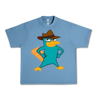 Pebble Blue phineas and ferb, agent p, perry the platypus Urban Heavy Tee - linhVisuals