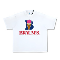 White braums Urban Heavy Tee - linhVisuals