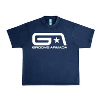 Navy groove armada Urban Heavy Tee - linhVisuals