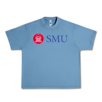 Pebble Blue The southern methodist university Urban Heavy Tee - linhVisuals