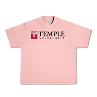 Salmon The temple university Urban Heavy Tee - linhVisuals
