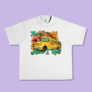 This Is How I Roll Woman Bus Driver Urban Heavy Tee Designed By Jasminsmagicworld