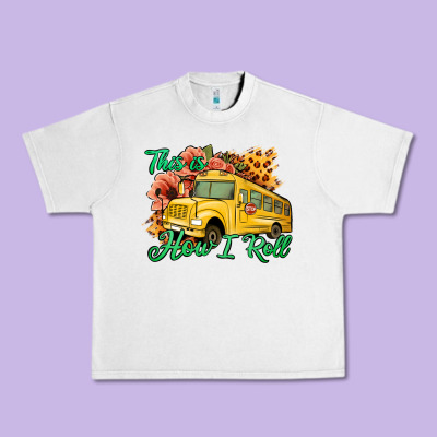 This Is How I Roll Woman Bus Driver Urban Heavy Tee Designed By Jasminsmagicworld