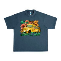 Midnight Navy This is How I Roll Woman Bus Driver Urban Heavy Tee - Jasminsmagicworld