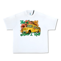 White This is How I Roll Woman Bus Driver Urban Heavy Tee - Jasminsmagicworld