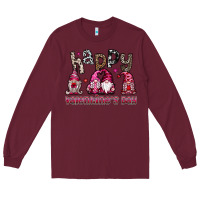 Burgundy happyvalentinesday Long Sleeve Tee - SublimationCraftShop