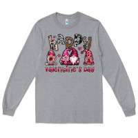 Heather Grey happyvalentinesday Long Sleeve Tee - SublimationCraftShop
