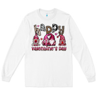 White happyvalentinesday Long Sleeve Tee - SublimationCraftShop