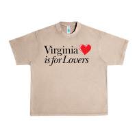 French Oak Virginia Is For Lovers Urban Heavy Tee - linhVisuals