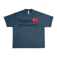 Midnight Navy Virginia Is For Lovers Urban Heavy Tee - linhVisuals