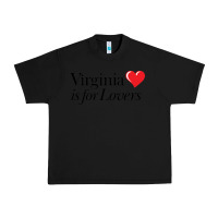Black Virginia Is For Lovers Urban Heavy Tee - linhVisuals