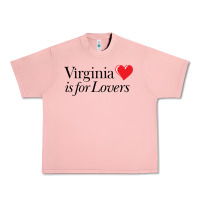 Salmon Virginia Is For Lovers Urban Heavy Tee - linhVisuals