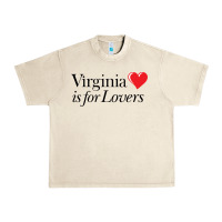 Sandshell Virginia Is For Lovers Urban Heavy Tee - linhVisuals