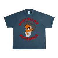 Midnight Navy Ayatollah Assahola Urban Heavy Tee - linhVisuals