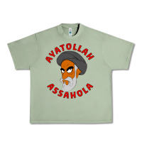 Oil Green Ayatollah Assahola Urban Heavy Tee - linhVisuals