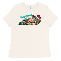 Bone merry christmas y'all kentucky Ladies Tee - CowhideDigitalArt
