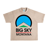 French Oak Big Sky Montana Champion Urban Heavy Tee - linhVisuals