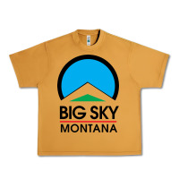 Peanut Butter Big Sky Montana Champion Urban Heavy Tee - linhVisuals