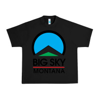 Black Big Sky Montana Champion Urban Heavy Tee - linhVisuals