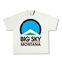 Pistachio Big Sky Montana Champion Urban Heavy Tee - linhVisuals