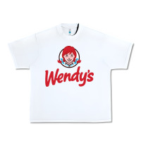 White Wendy's Urban Heavy Tee - linhVisuals