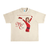 Mariah Carey Merry Christmas Vintage Retro Urban Heavy Tee | Teevron