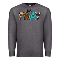 Charcoal Heather Just Pray Premium Sweatshirt - RanaPortraitStore