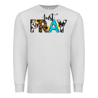 Dove Grey Just Pray Premium Sweatshirt - RanaPortraitStore