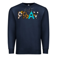 Navy Just Pray Premium Sweatshirt - RanaPortraitStore
