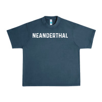 Midnight Navy neanderthal funny gift for texas neanderthals Urban Heavy Tee - linhVisuals