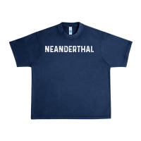 Navy neanderthal funny gift for texas neanderthals Urban Heavy Tee - linhVisuals