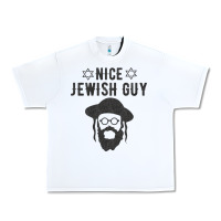 White nice jewish guy funny gifts for hanukkah Urban Heavy Tee - linhVisuals