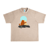 French Oak two cats Urban Heavy Tee - linhVisuals