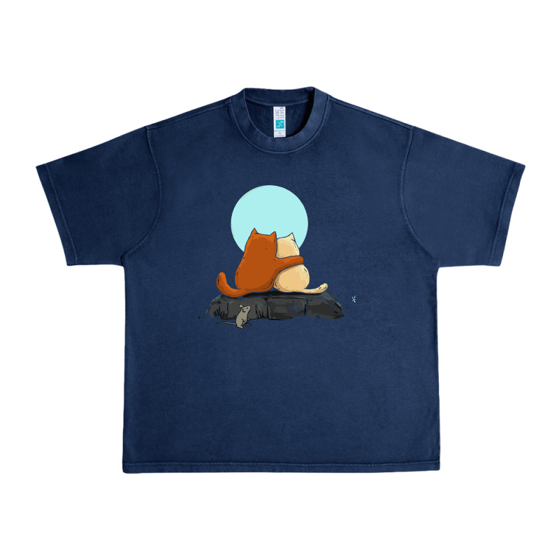 Two Cats Urban Heavy Tee by linhVisuals | Teevron