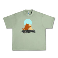 Oil Green two cats Urban Heavy Tee - linhVisuals