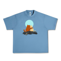 Pebble Blue two cats Urban Heavy Tee - linhVisuals