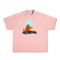 Salmon two cats Urban Heavy Tee - linhVisuals