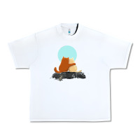 White two cats Urban Heavy Tee - linhVisuals