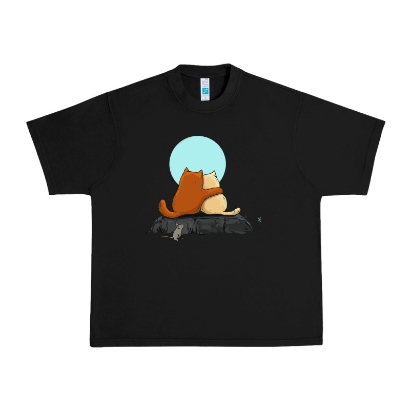 Two Cats Urban Heavy Tee by linhVisuals | Teevron
