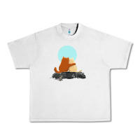 Lunar Rock two cats Urban Heavy Tee - linhVisuals