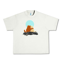 Pistachio two cats Urban Heavy Tee - linhVisuals