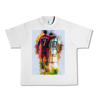 Lunar Rock messi and ronaldo Urban Heavy Tee - linhVisuals