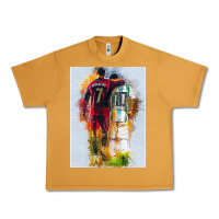 Peanut Butter messi and ronaldo Urban Heavy Tee - linhVisuals