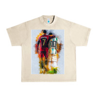 Sandshell messi and ronaldo Urban Heavy Tee - linhVisuals