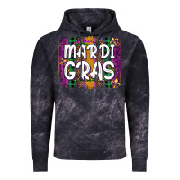 Cloud Black mardi gras fleur de lis brush stroke Vintage Hoodie - Artiststas