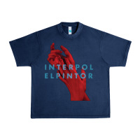 Navy interpol Urban Heavy Tee - linhVisuals