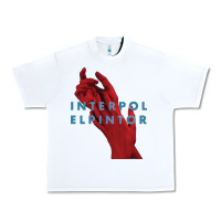 White interpol Urban Heavy Tee - linhVisuals