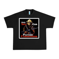 Black only you can prevent communism Urban Heavy Tee - linhVisuals
