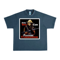 Midnight Navy only you can prevent communism Urban Heavy Tee - linhVisuals